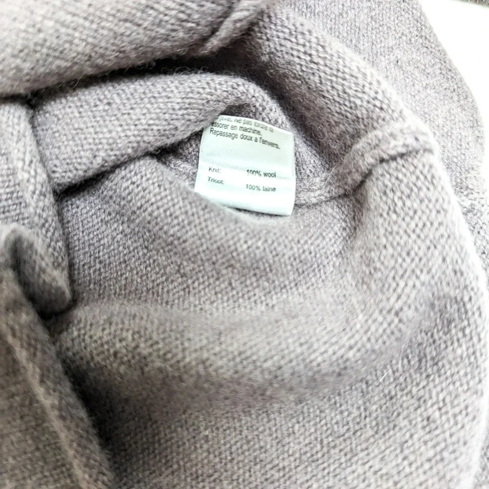 EBENE by P. Assuline Wool Knit Sweater with Beading and Embroidery Size 2